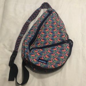 Flamingo Kavu sling backpack EUC